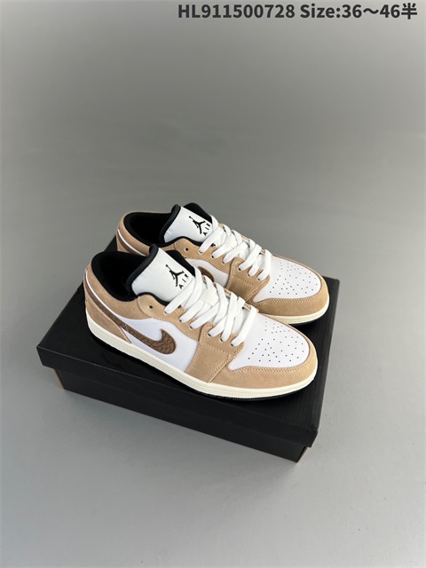 women air jordan 1 shoes H 2023-10-26-422